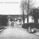 Le pont du passage a niveau d'Ableiges