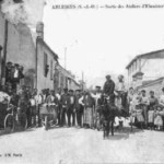 Sortie des ateliers d'ébénisterie d'Ableiges
